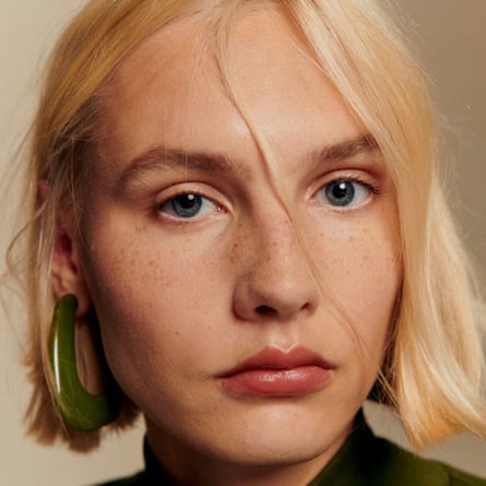 Sezane Lizo Earrings Kaki Green