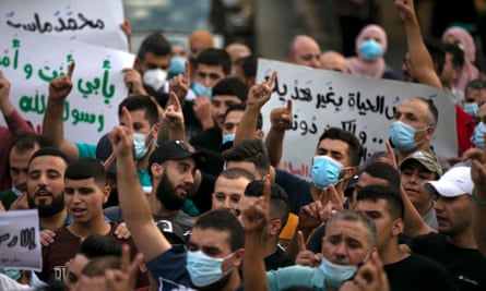 Protesters in Palestine