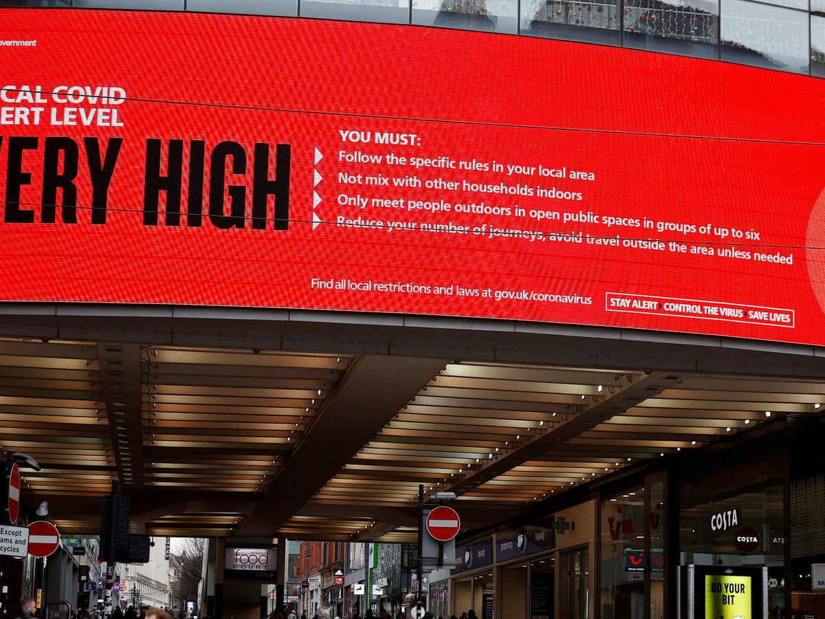 Covid Tier 3 Rules In England Latest Restrictions Explained Coronavirus The Guardian