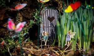 a miniature fairy garden