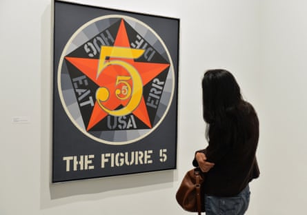 The Figure Five at the 2013 Whitney retrospective Robert Indiana: Beyond Love.
