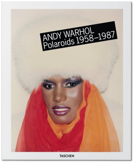 Grace Jones on the cover of Andy Warhol, Polaroids 1958-1987 