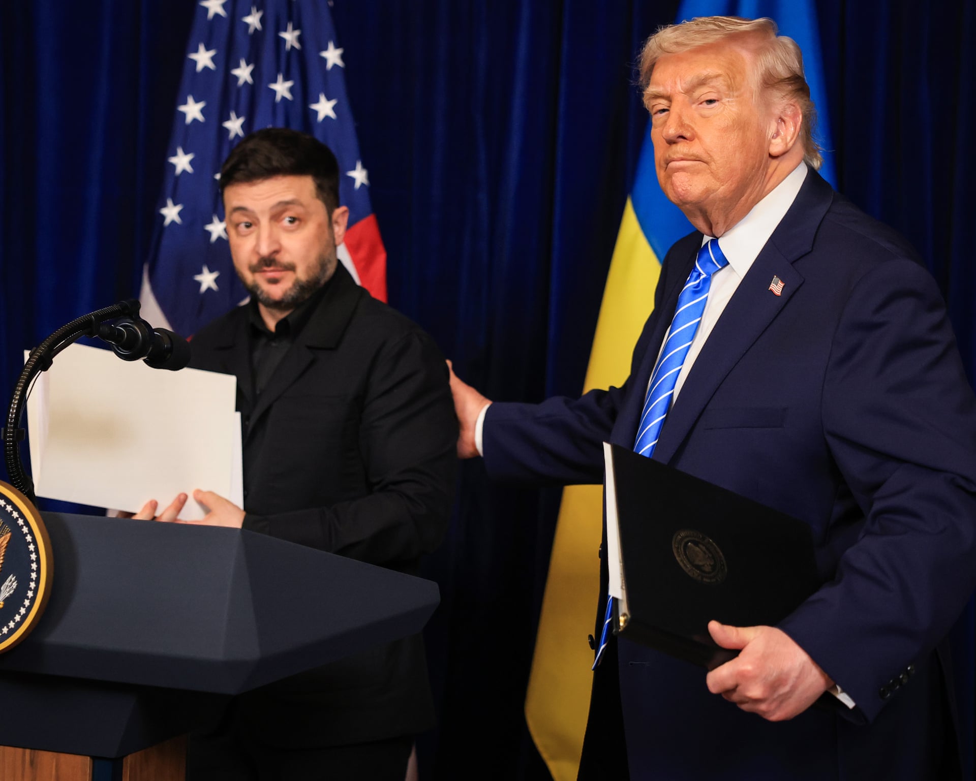 Photo: The Guardian Trump Waives Russian Diesel Sanctions and Ignites Feud With Kyiv