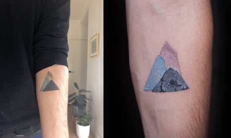 simple pyramid tattoo