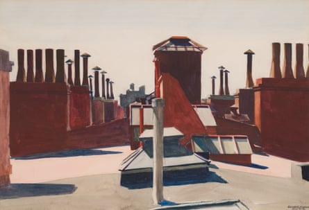 Edward Hopper - Roofs, Washington Square, 1926.
