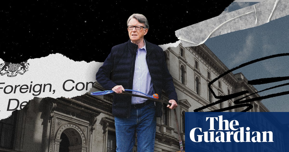 What happens during security vetting and why did Peter Mandelson fail his?