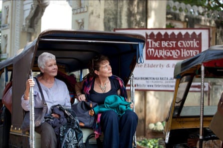 Imrie and Judi Dench as senior citizens in search of pastures new in The Best Exotic Marigold.
