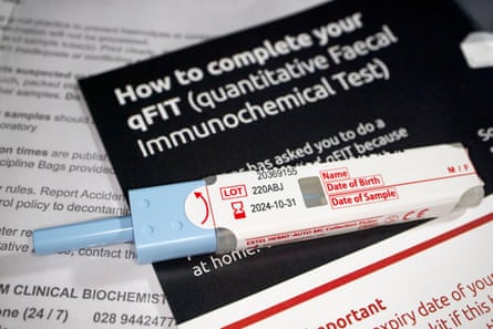 A faecal immunochemical test.