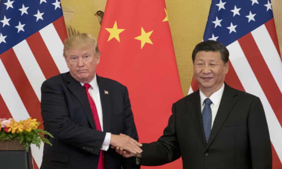 Donald Trump and Xi Jinping in Beijing, China, on November 2017.
