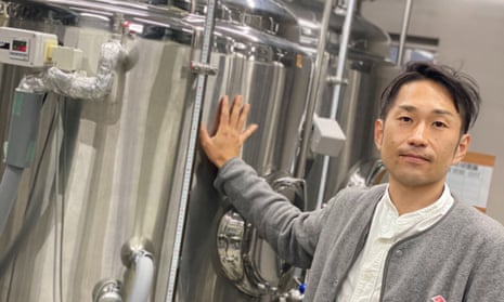 Akinori Yamazaki, who set up Derailleur Beer Works. ‘I don’t think they’d be able to find work anywhere else,’ he says of his staff. 
