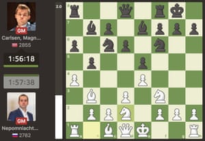 Magnus Carlsen v Ian Nepomniachtchi: World Chess Championship Game 3 – live! 1 Magnus Carlsen v Ian Nepomniachtchi
