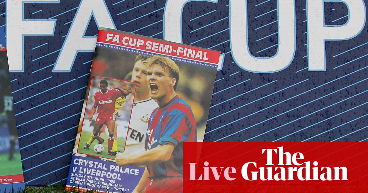 Crystal Palace v Liverpool: 1990 FA Cup semi-final – live!