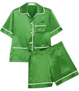 OLIVIA VON HALLE Millicent silk-satin pajama set