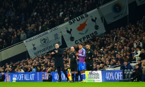 Brennan Johnson comes on to a warm reception from both sets of fans.