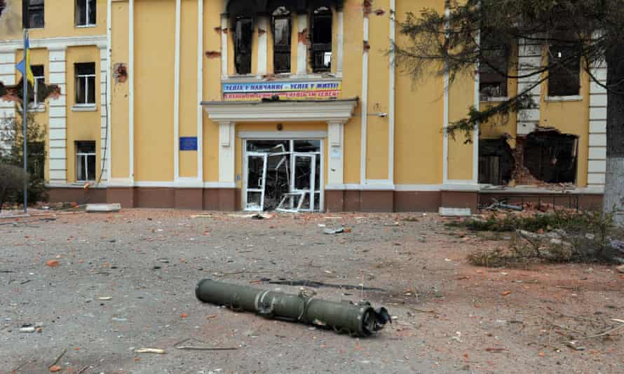 Russia launches multiple rocket attacks in Kharkiv and renews Kyiv assault  | Ukraine | The Guardian