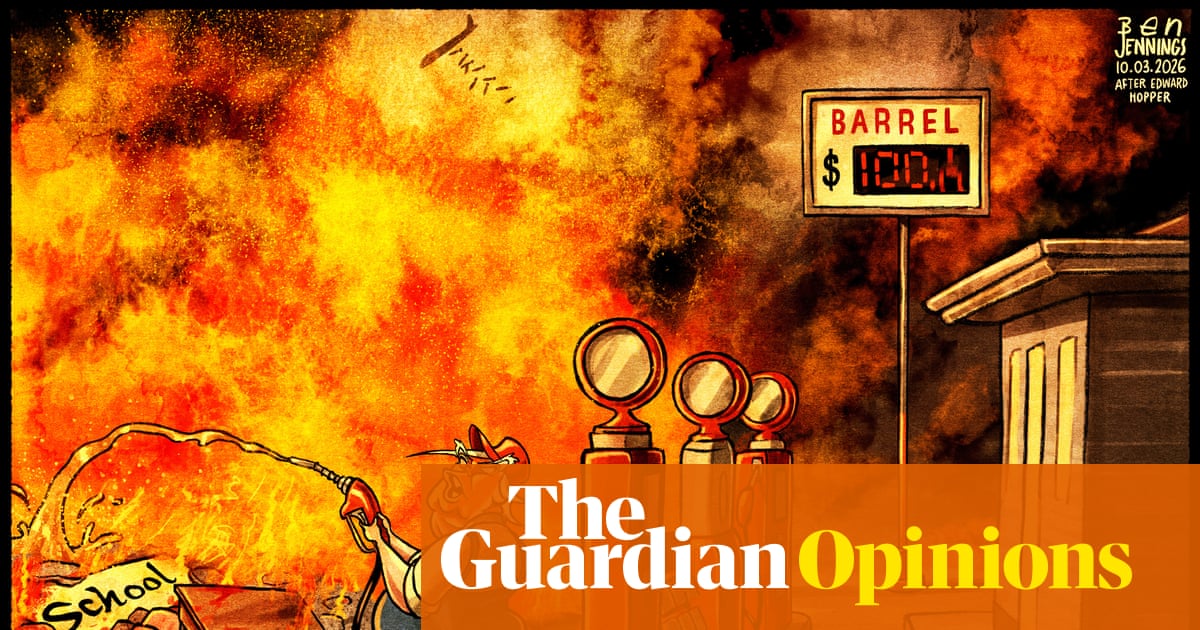 Ben Jennings on Donald Trump, Iran and surging oil prices – cartoon