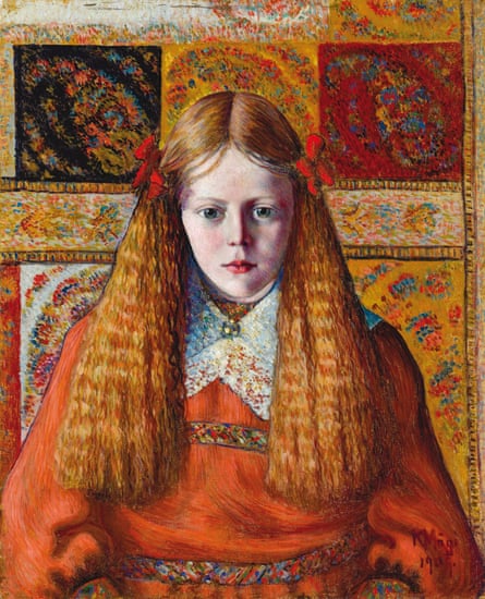 Konrad Mägi, Portrait of a Norwegian Girl.