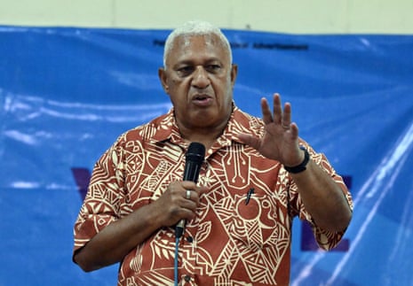 Fiji’s former Prime Minister Frank Bainimarama