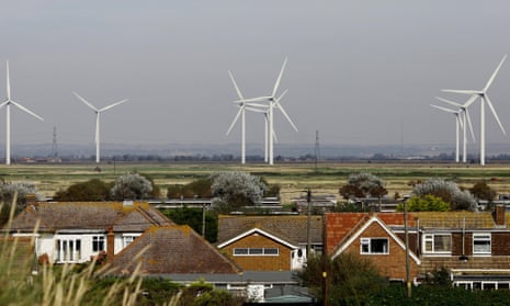 Cheyne Court Wind Farm on Romney Marsh, Kent, partially funded by the Green Investment Bank.