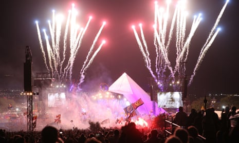Glastonbury’s Pyramid stage.