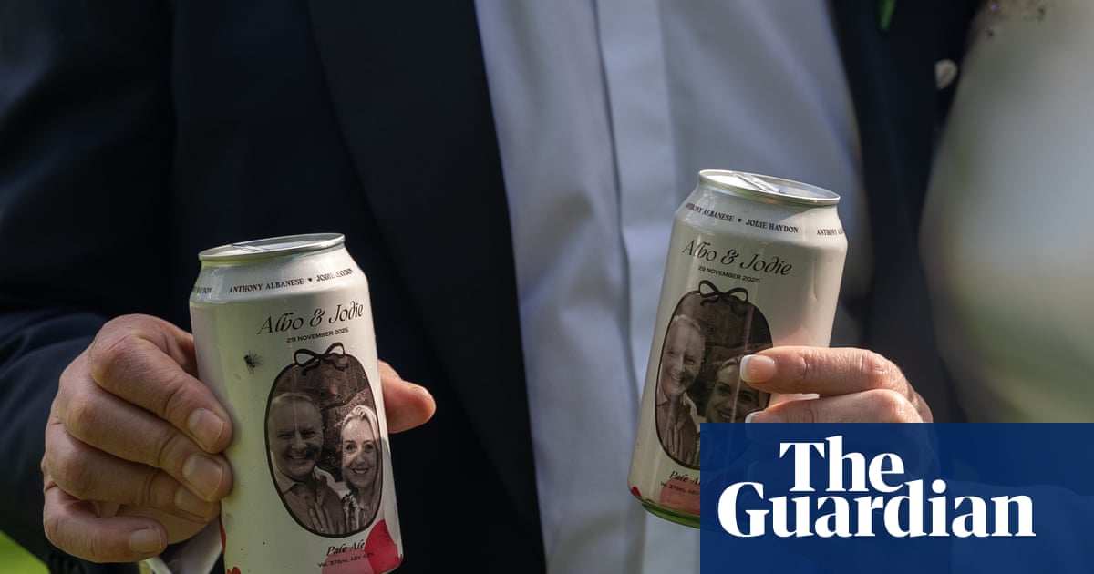 ‘Albo said how much he loved them’: bespoke beers just the thing for an Australian prime minister’s wedding