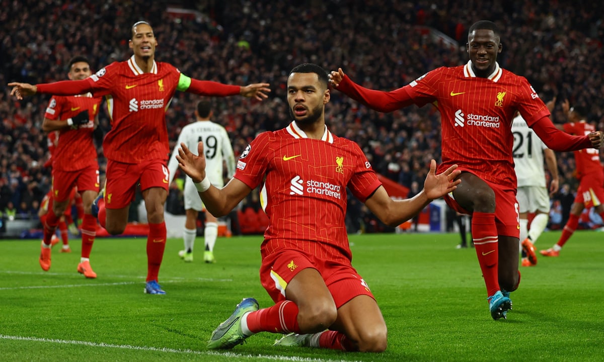 Gakpo caps Liverpool win over Real Madrid as Mbappé is denied from spot | Champions League | The Guardian