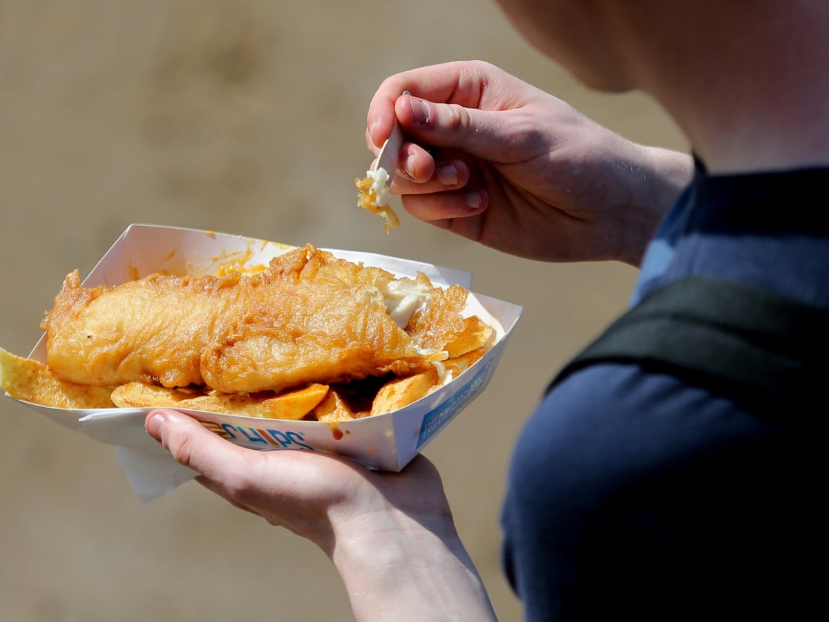 Fish And Chips - Malt vinegar and salt are the traditional condiments