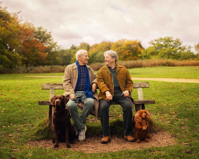 Frank and Percy review – bromance becomes romance for dog walkers Ian McKellen and Roger Allam