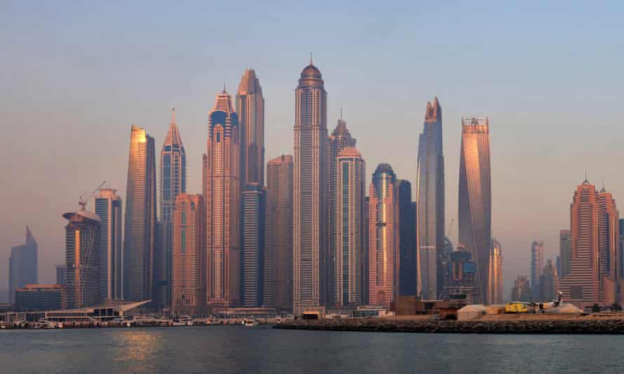 Skyscrapers of Dubai.