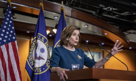 Pelosi said earlier that Democrats were ‘on a path to get this all done’.