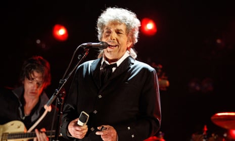 Musician Bob Dylan, pictured performing in 2012.