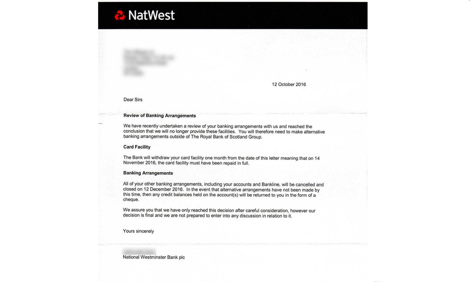 Natwest Freeze Rt S British Bank Accounts Guestlist Natwest Freeze Rt S British Bank Accounts Guestlist