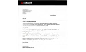 NatWest ha informado a RT Reino Unido que ya no será uno de sus clientes.