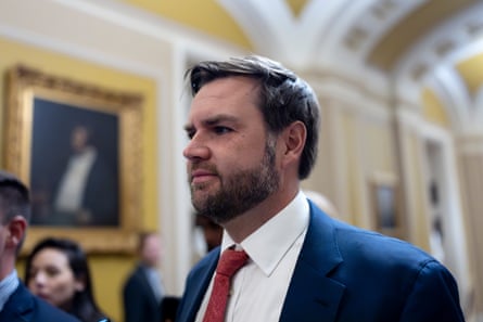 JD Vance in a government building.