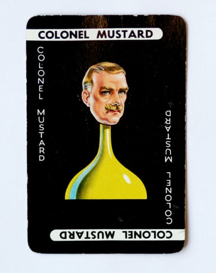 Colonel Mustard Cluedo card