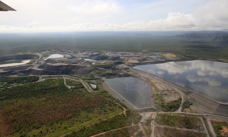 ERA's Ranger uranium mine, inside Kakadu national park in the Northern Territory.