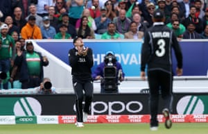 Guptill catches Mosaddek, out for 11.