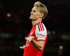 Martin Ødegaard resumes his role as Arsenal’s smoothing agent and pass master | Barney Ronay