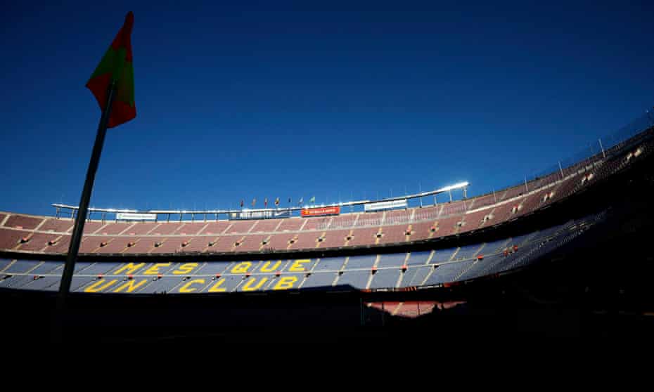 A general view of Camp Nou