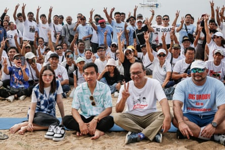 Vice-presidential candidate Gibran Rakabuming Raka’s campaign rally in Indonesia