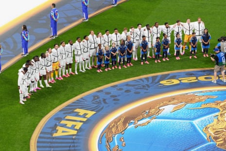 The national anthems.