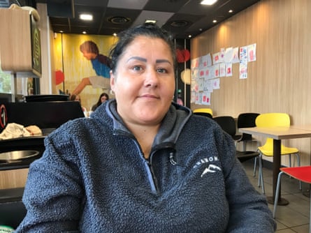 Leanne Williamson sitting in a cafe