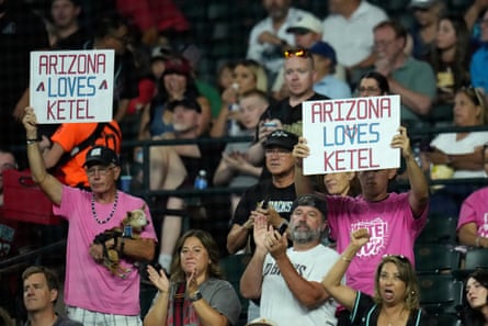 Arizona Diamondbacks fans cheered for Ketel Marte after a tough week.