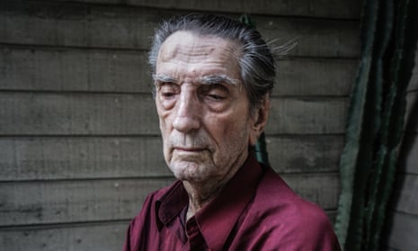 Harry Dean Stanton pictured at home in Los Angeles in 2015.