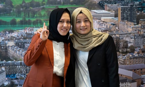 Omulbanin Sultani (left) and Zahra Hussaini eiqeeiqtzietinv