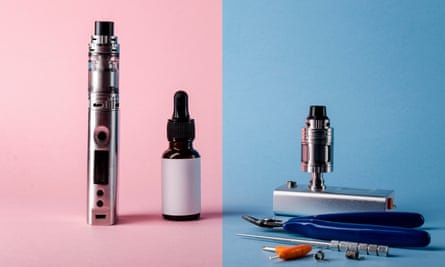 Tools of the trade ... e-cigarette equipment...