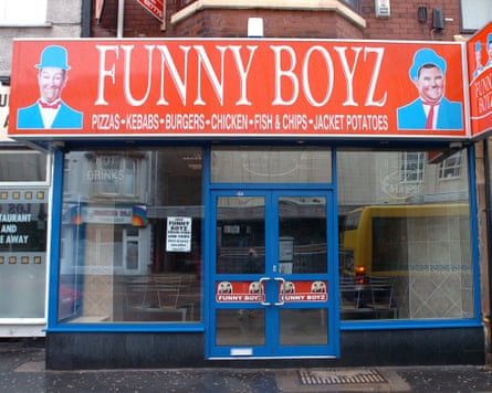 Funny Boyz fast food shop in Blackpool