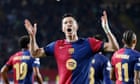 Lewandowski doubles up as Barcelona dominate Dortmund to close on semis
