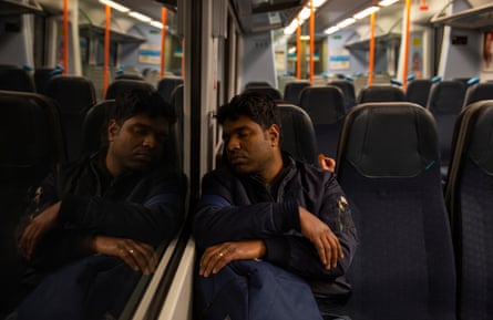 Rush hour is well and truly over as Sebastian makes his way home to the suburbs of west London