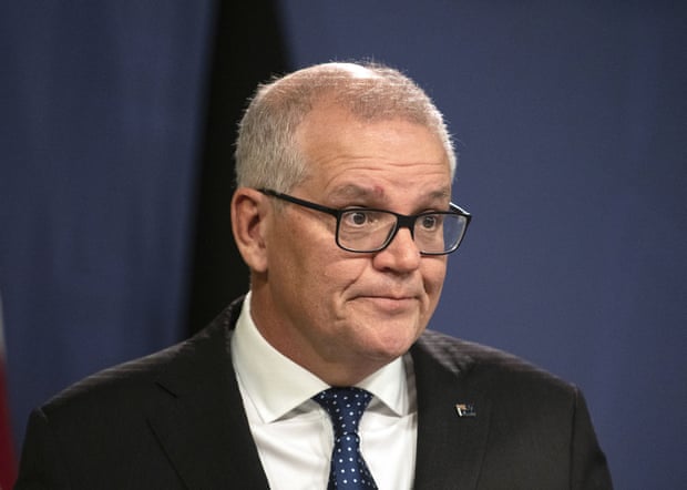 Scott Morrison addresses the media